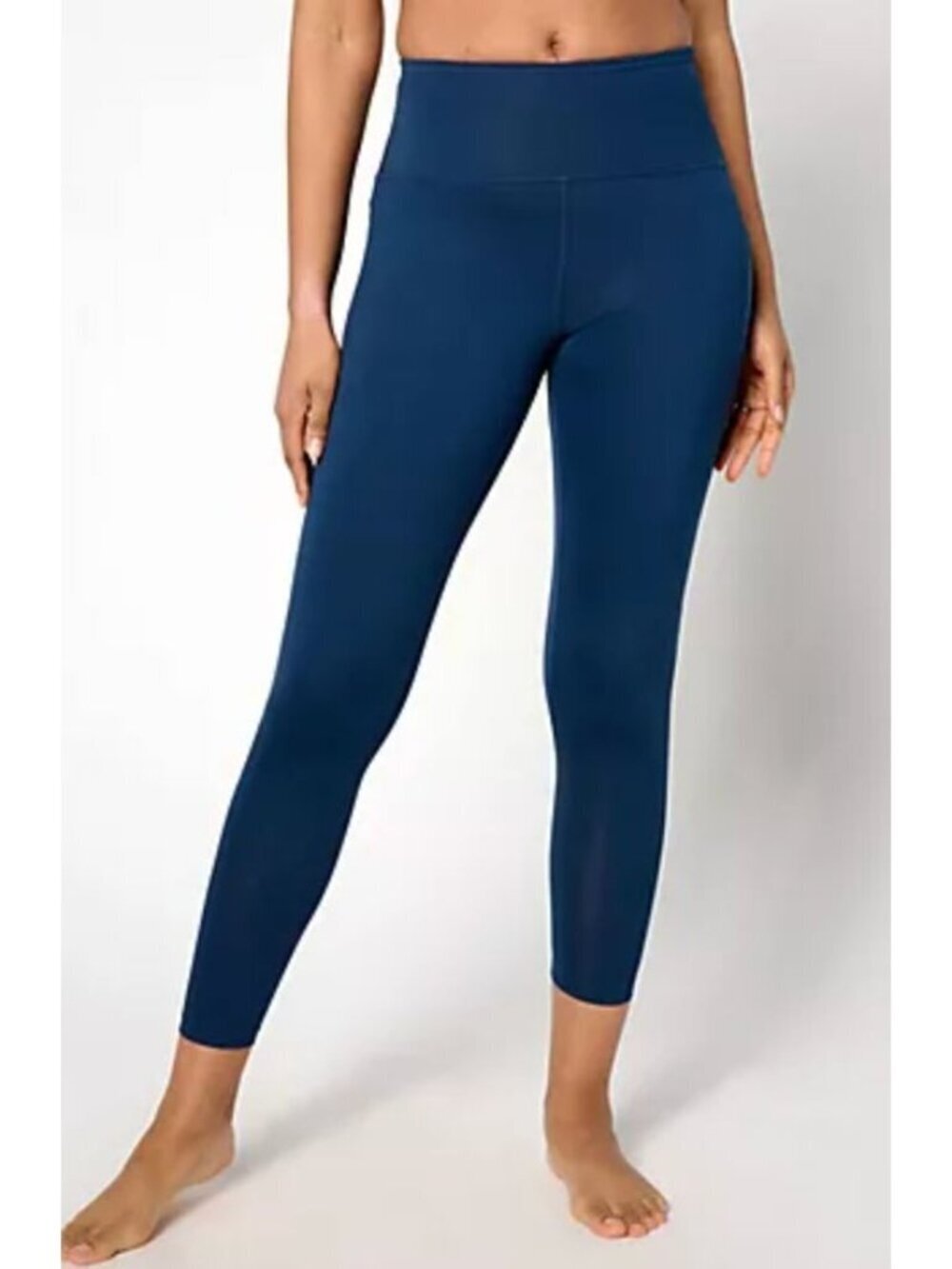 NWT Tommie Copper Lower Back Support Compression Leggings Navy Blue-sz Small